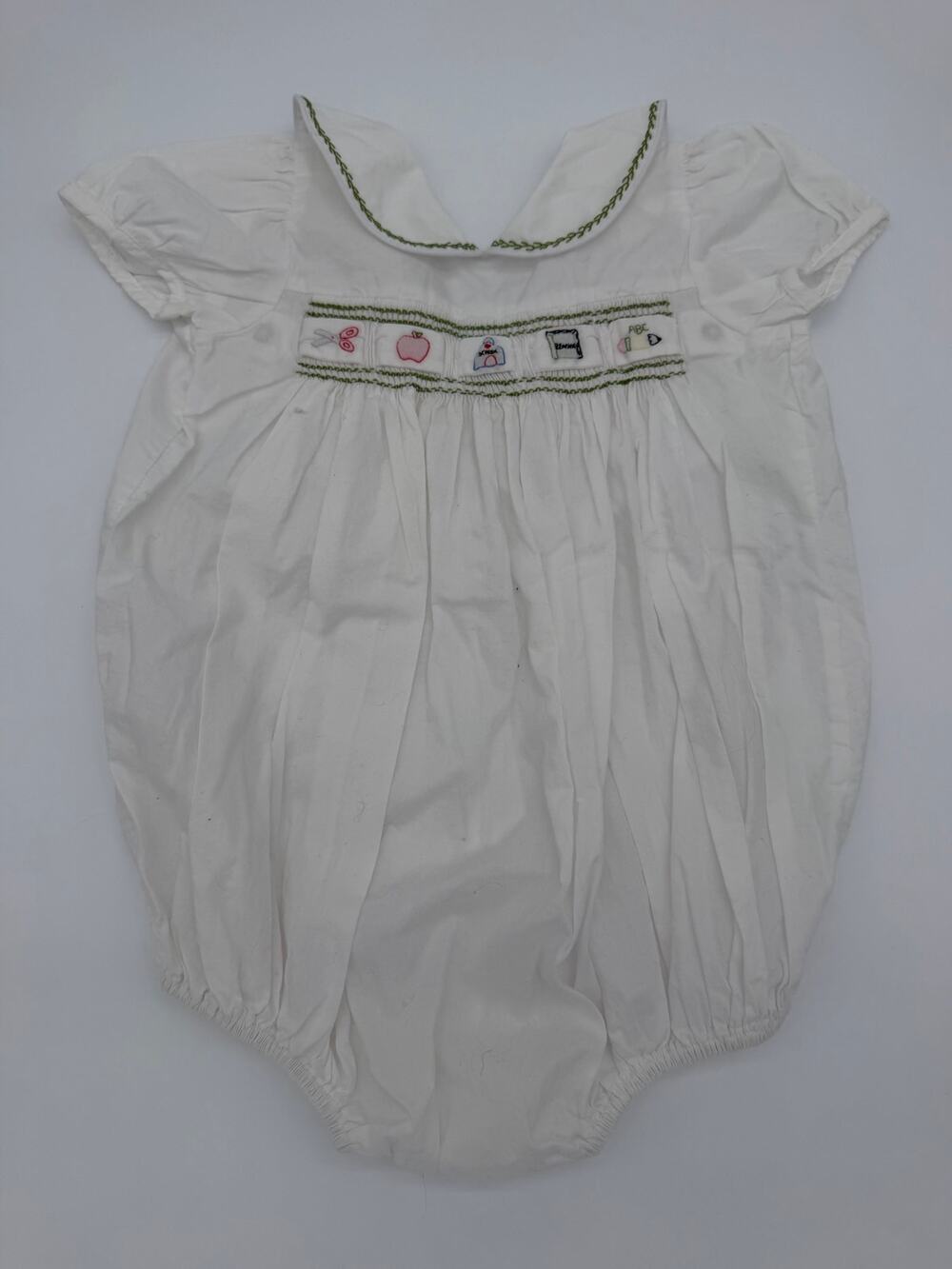 Lullaby Set back to school collared bubble 2T